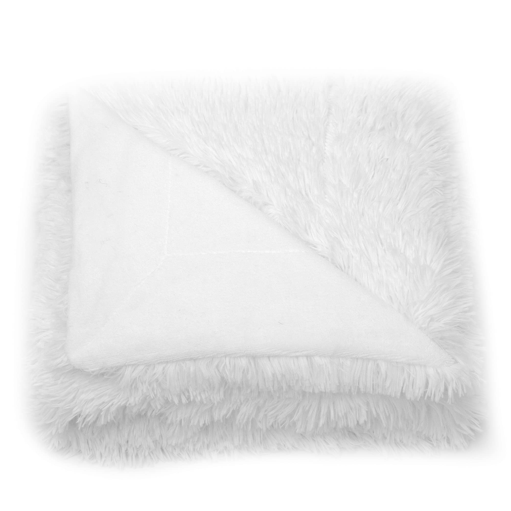 Alt View 5. Cheer Collection - Fuzzy Microsherpa Throw Blanket Soft Velvet Feel Cozy Accent for Couch Bed - Gray.