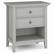 Front. Simpli Home - Amherst Bedside Table - Fog Grey.