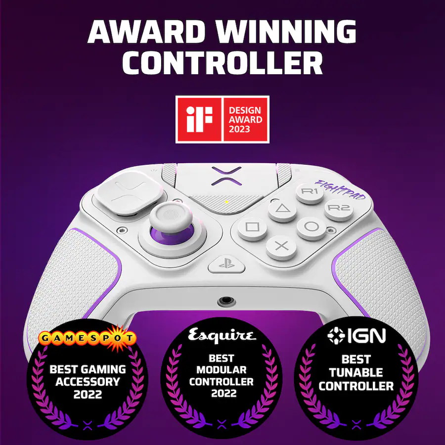 Vctrix Controller PDP Victrix Pro BFG Wireless Controller for PS5, PS4, and PC, Sony 3D ...