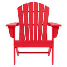 WestinTrends - Dylan Outdoor Adirondack Chair - Red
