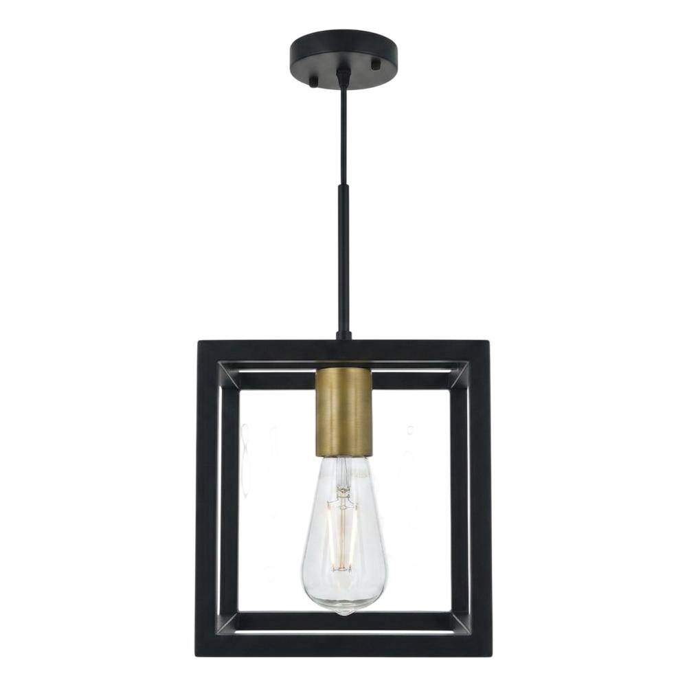 Living District - Resolute 1 light Pendant - Brass And Black price history on PriceWatchPro