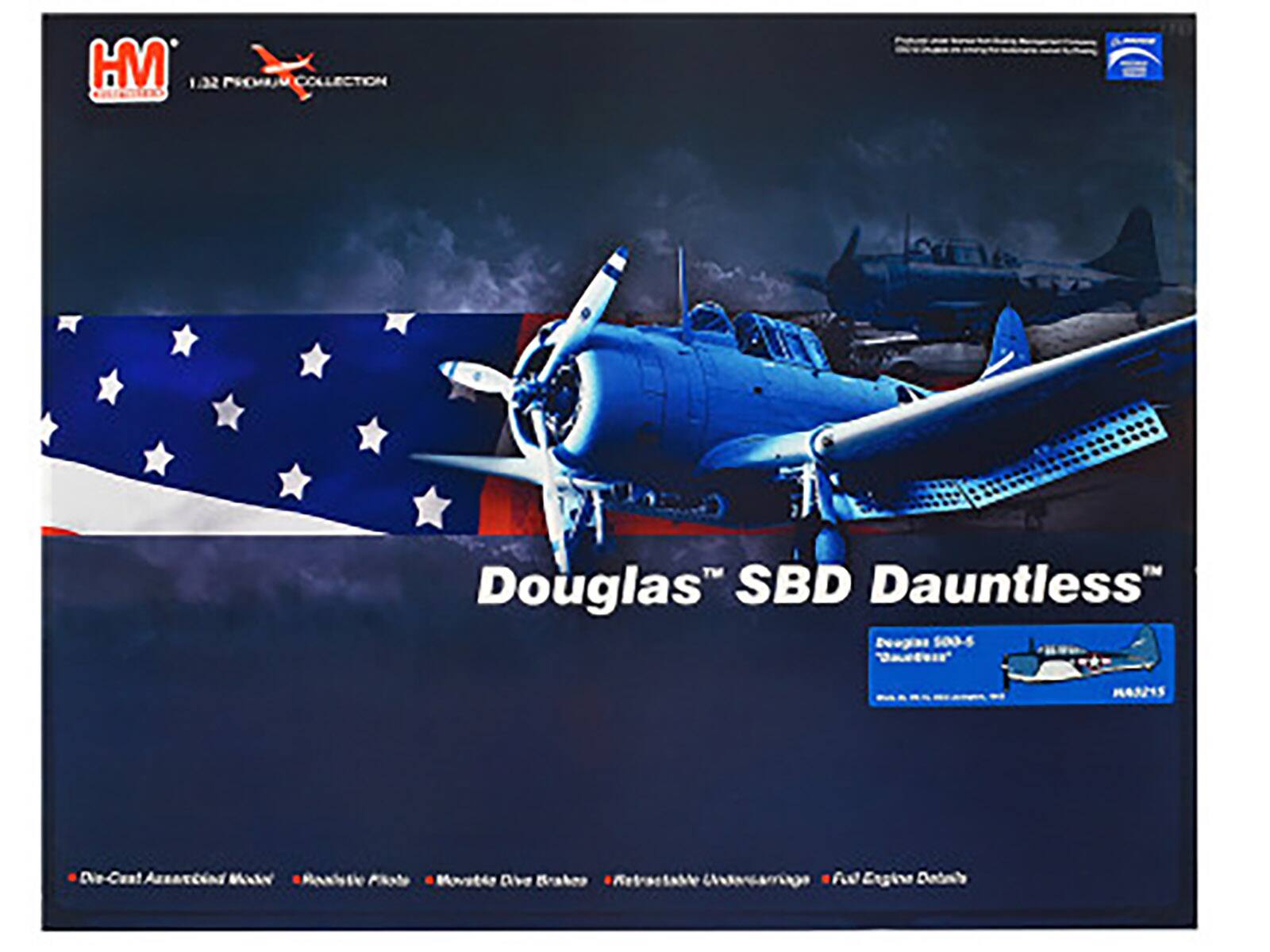 HM 1:32 Premium Collection  
Douglas SBD Dauntless  
Douglas SBD-5 "Dauntless"  
M4215