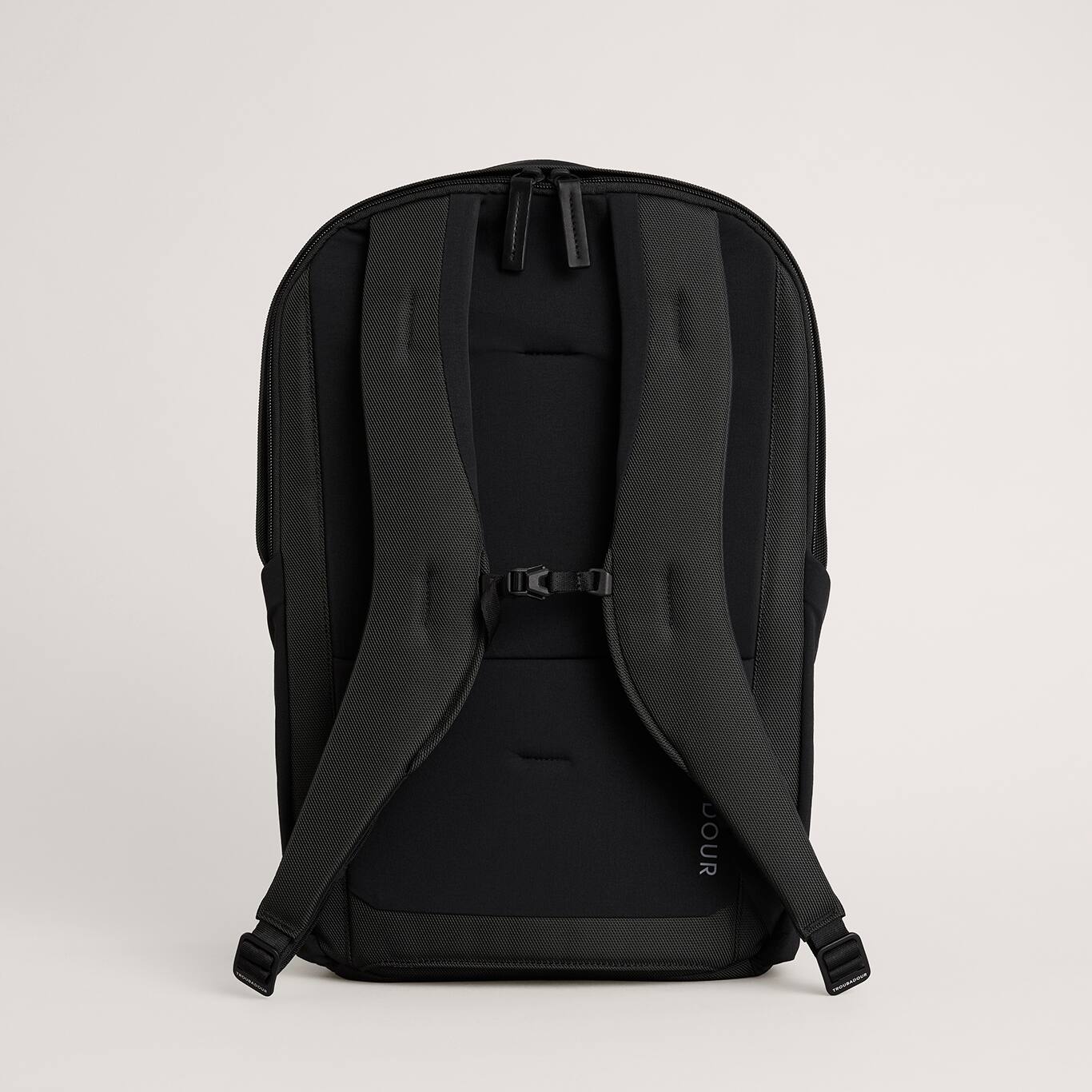 Left. Troubadour - Neo Laptop Backpack - Charcoal Black.