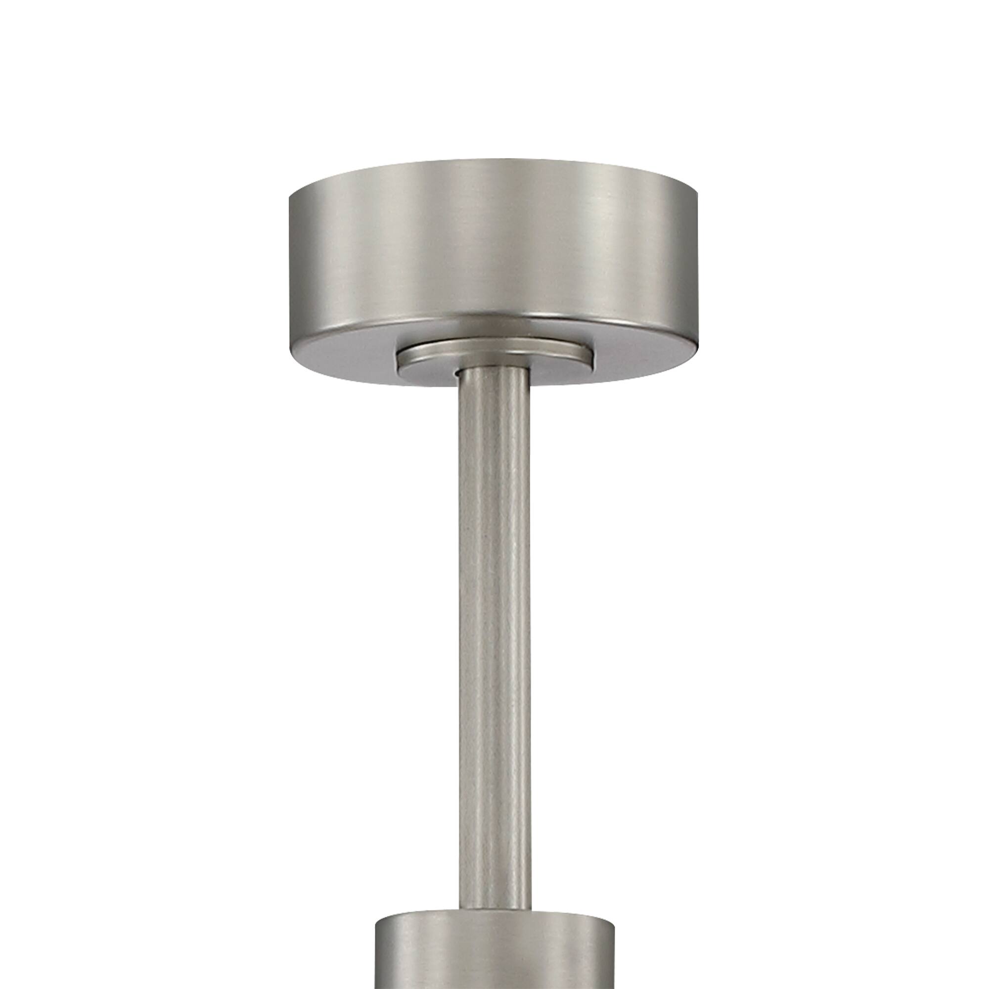 Alt View 10. Parrot Uncle - 72" Large Farmhouse 12-Blade  Windmill Ceiling Fan with Dimmable LED Light and 6-Speed Remote - Nickle.