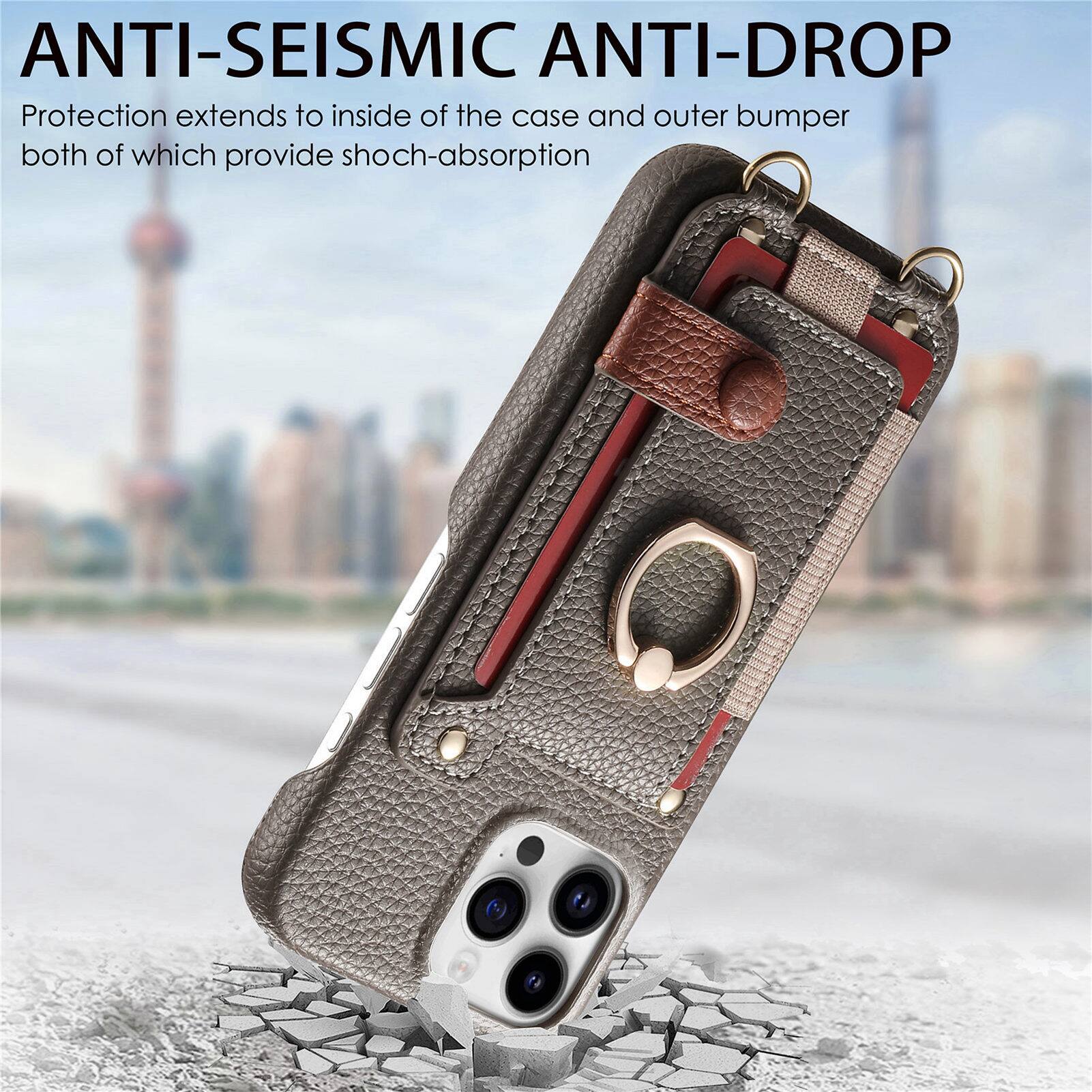 ANTI-SEISMIC ANTI-DROP  
Protection extends to inside of the case and outer bumper both of which provide shock-absorption