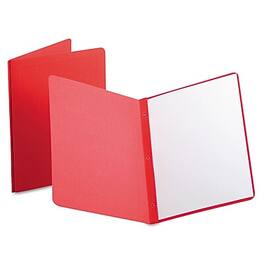 Oxford - Embossed Report Cover, Letter Size, 25/Box - Dark Red