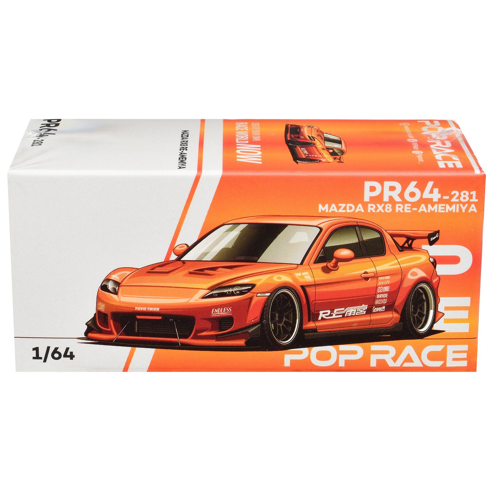 -281 PR64  
RX8 MAZDA RE-AMEMIYA  
RACE CREATE OUR WORLD OWN NOW  
9 I C POPRACE REST PSPRace 4 1 5 2011 Poprace_ PR64-281 MAZDA RX8 RE-AMEMIYA  
1/64  
TOYO TIRES  
ENDLESS  
Caral perro Skift EDINESS BRIDE Gagool! RE E POP RACE