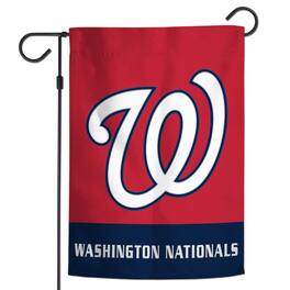 WinCraft - Washington Nationals 12" x 18" Applique Garden Flag - Multicolor
