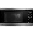 GE - 1.0 Cu. Ft. Countertop Convection Microwave with Sensor Cooking and Air Fry - Stainless Steel