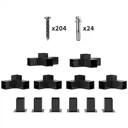 Outsunny - Pergola Kit - Black