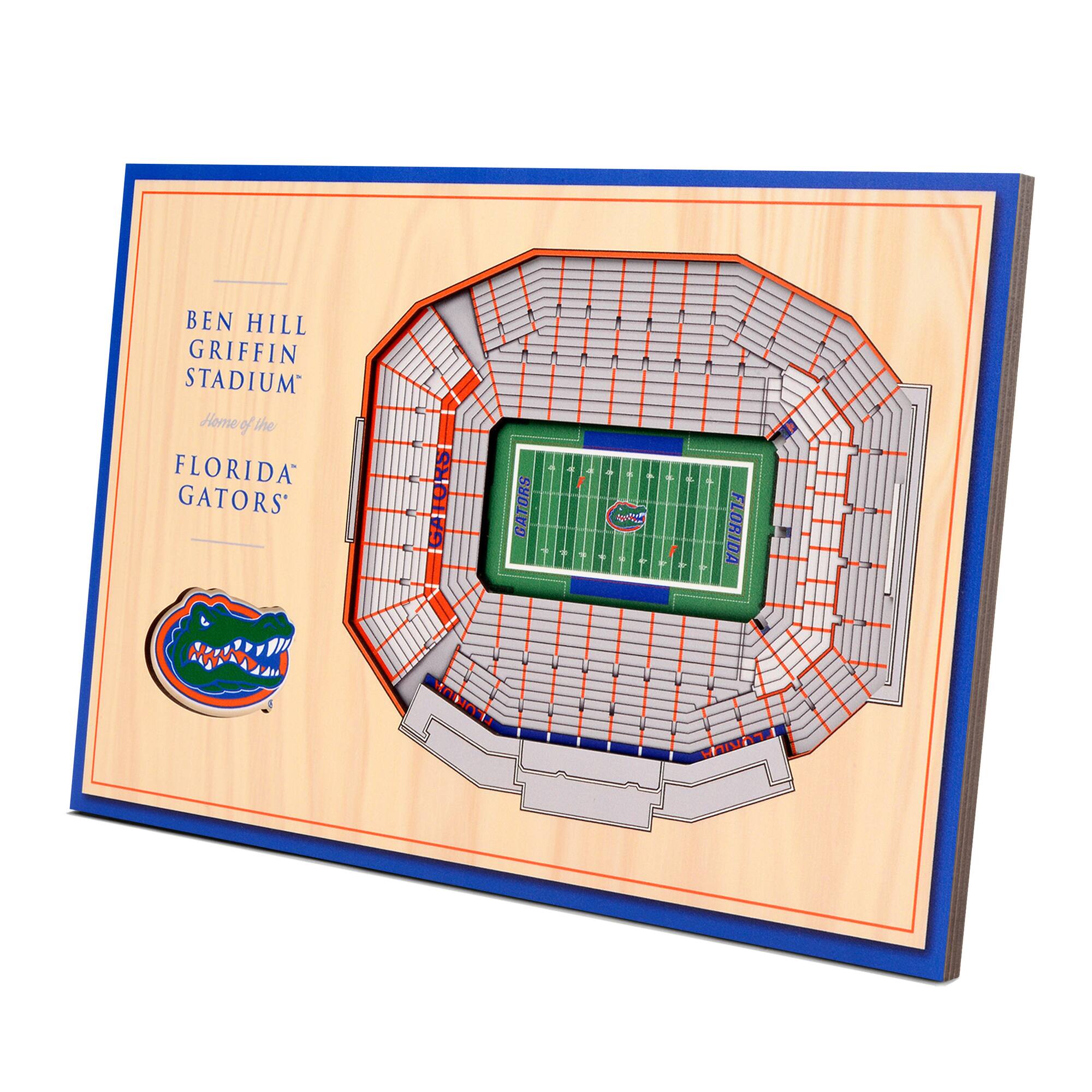 Florida Gators 14'' x 10.5'' 3D StadiumViews Desktop Display