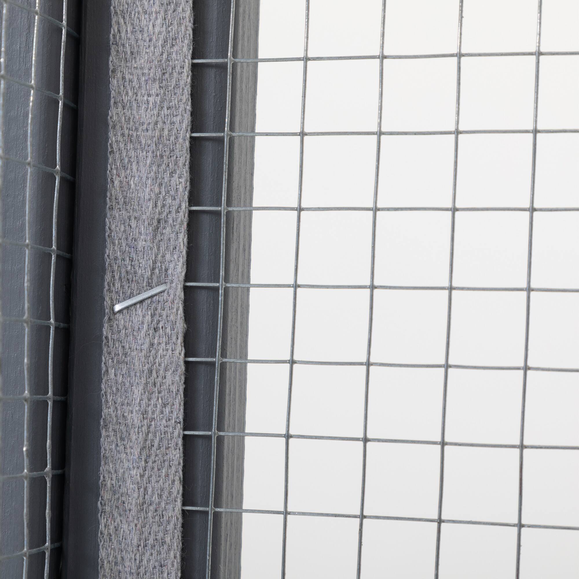 Left. Boyel Living - Gray Outdoor Wood Cat Enclosure Patio Cat Catio House with 3 Platforms Lockable Door Sun Sheet with Chinese FirandSun - Gray.