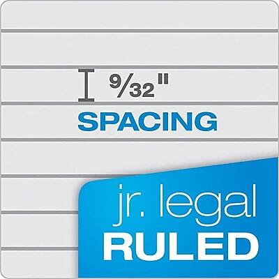 9/32" SPACING  
jr. legal RULED