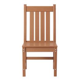 WestinTrends - Malibu Outdoor Patio Dining Chair - Teak
