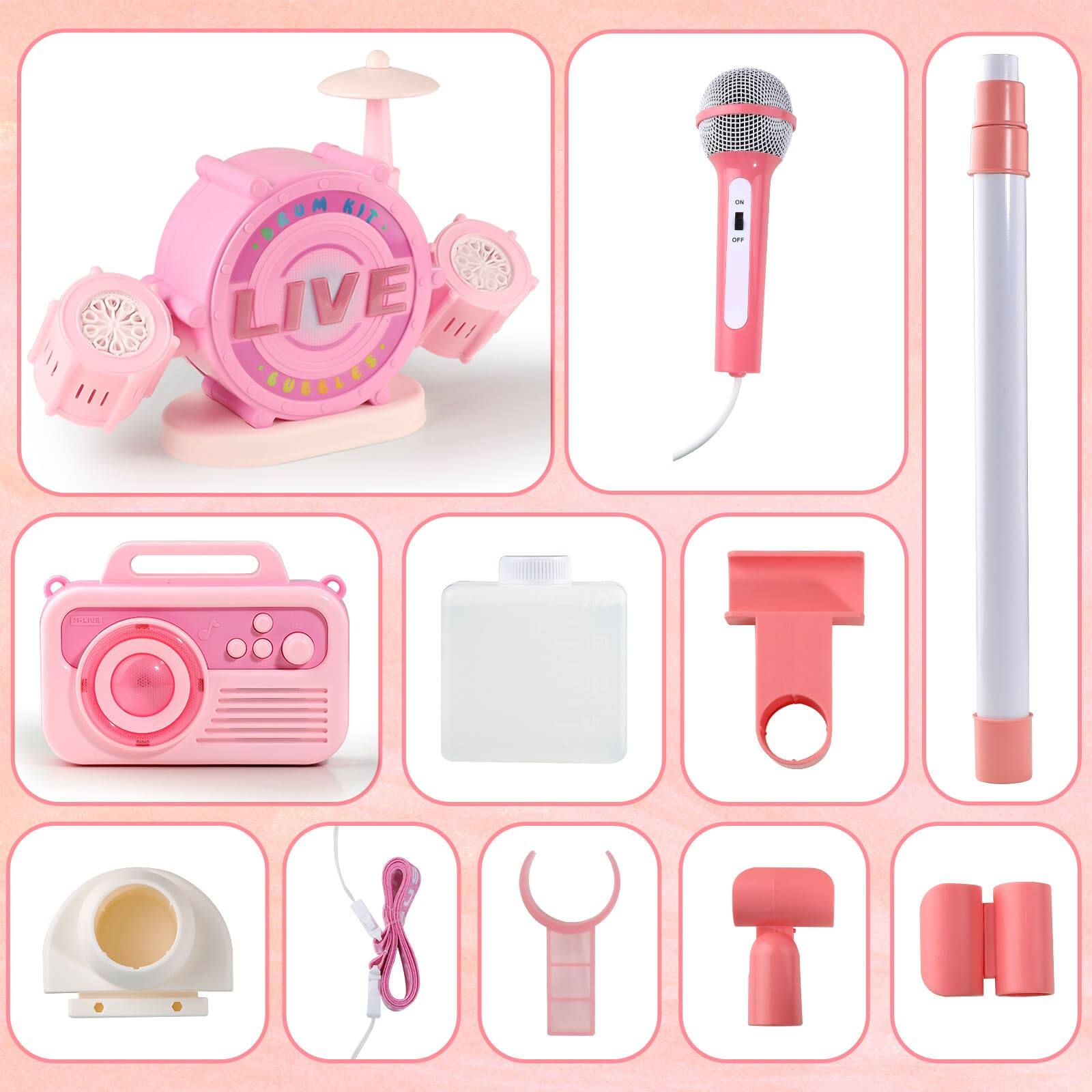 Sure, here is the corrected and grouped text from the image:

- DRUM KIT
- LIVE
- ON
- OFF