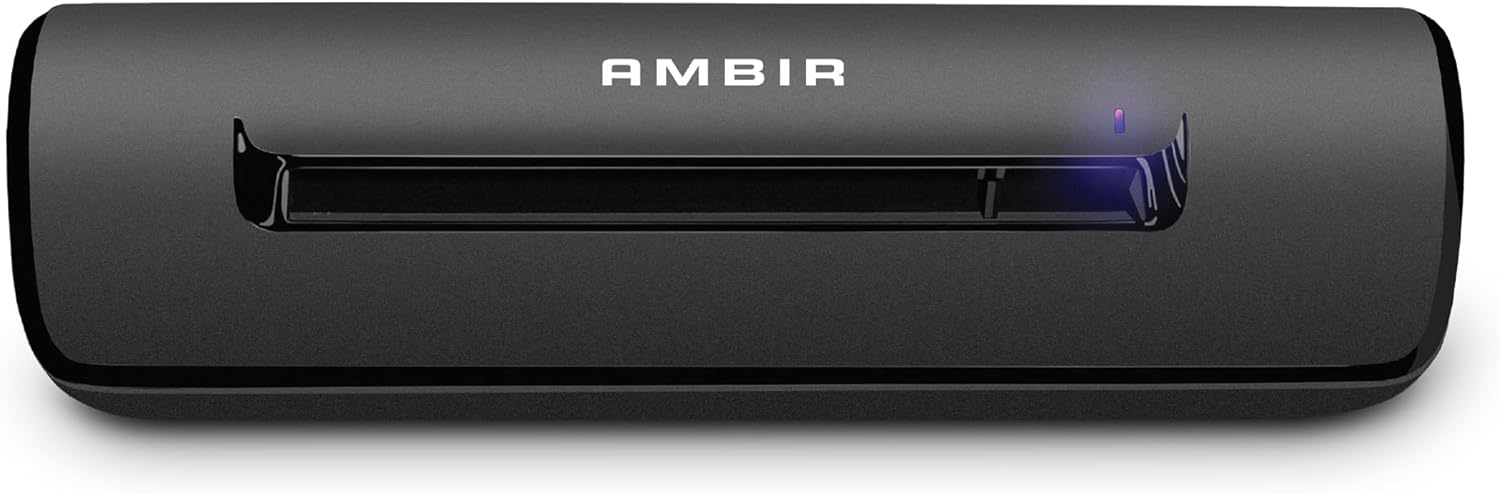 Angle. Ambir Technology Inc - AMBIR1 ImageScan Pro PS667 Card Scanner - USB - White.