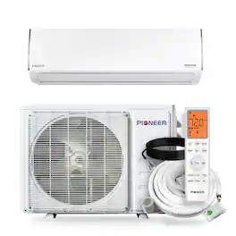 Pioneer - Diamante Essenza 1-Zone 24,000 BTU 20 SEER2 Ductless Mini-Split Inverter Heat Pump with 16 ft. Lines 208V/230V - White