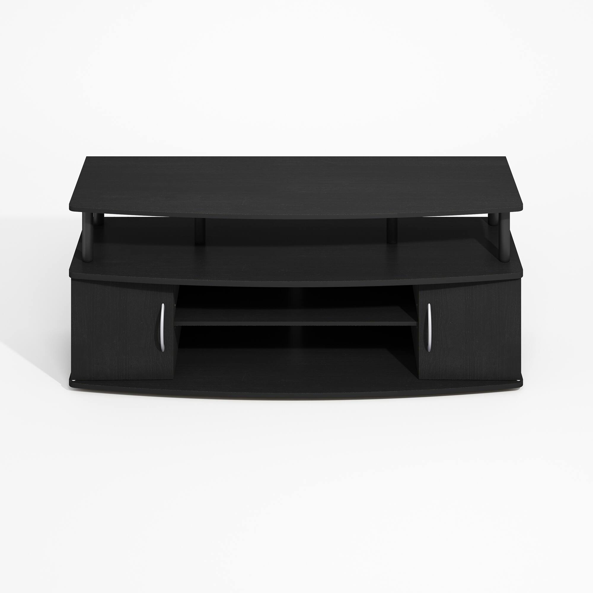 Alt View 2. Furinno - JAYA Large Entertainment Center Hold up to 55-IN TV - Darkwood.