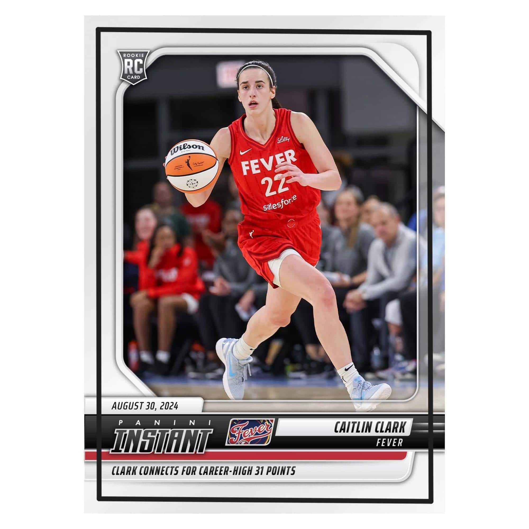 WNBA 2024 Panini Instant Base Card | #191 Caitlin Clark - Red