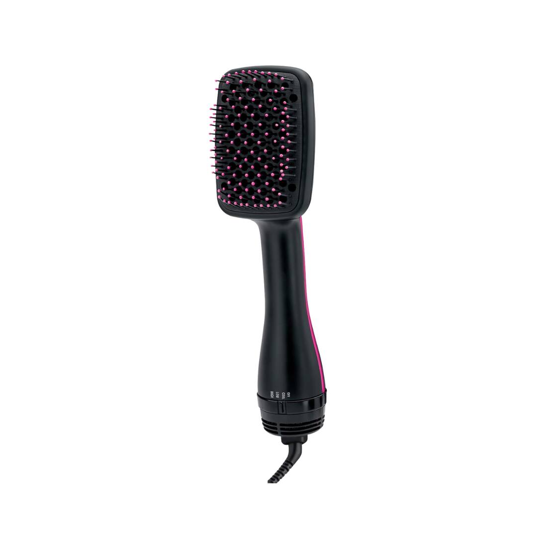 Front. Revlon - REVLON One-Step Hair Dryer & Styler Brush, All-in-One Detangling Straightener, Smooth & Frizz-Free Hair.