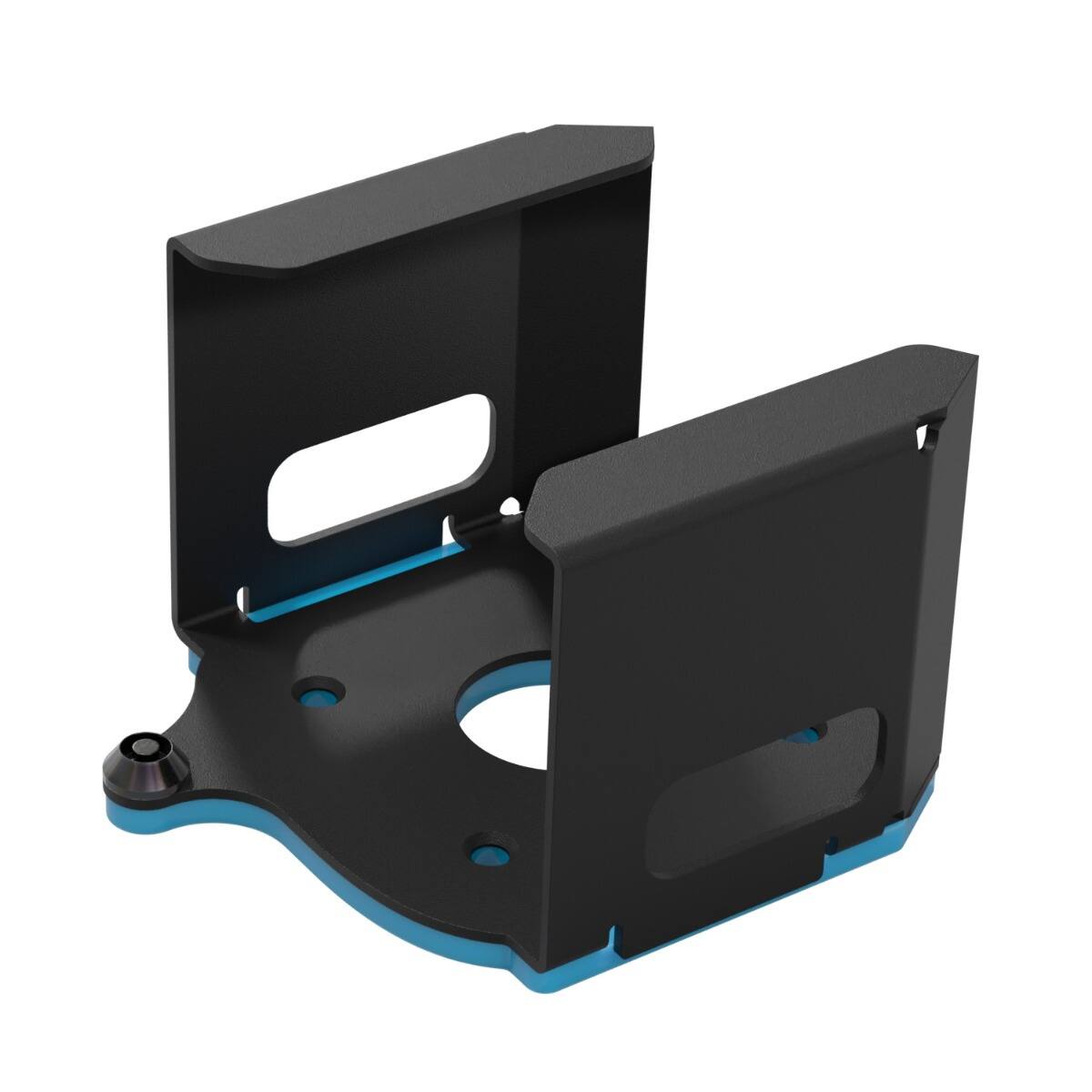 Alt View 1. RackSolutions - RackSolutions Secure Wall Mount H07 for HP ThunderBolt G4 Docking Station - Black.