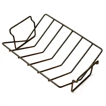 Front. Norpro - Heavy Duty Nonstick Roasting Rack, Extra Large 13 x 10 Inch - Black.