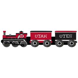 Fan Creations - Utah Utes 6'' x 24'' Train Cutout Sign - Multicolor