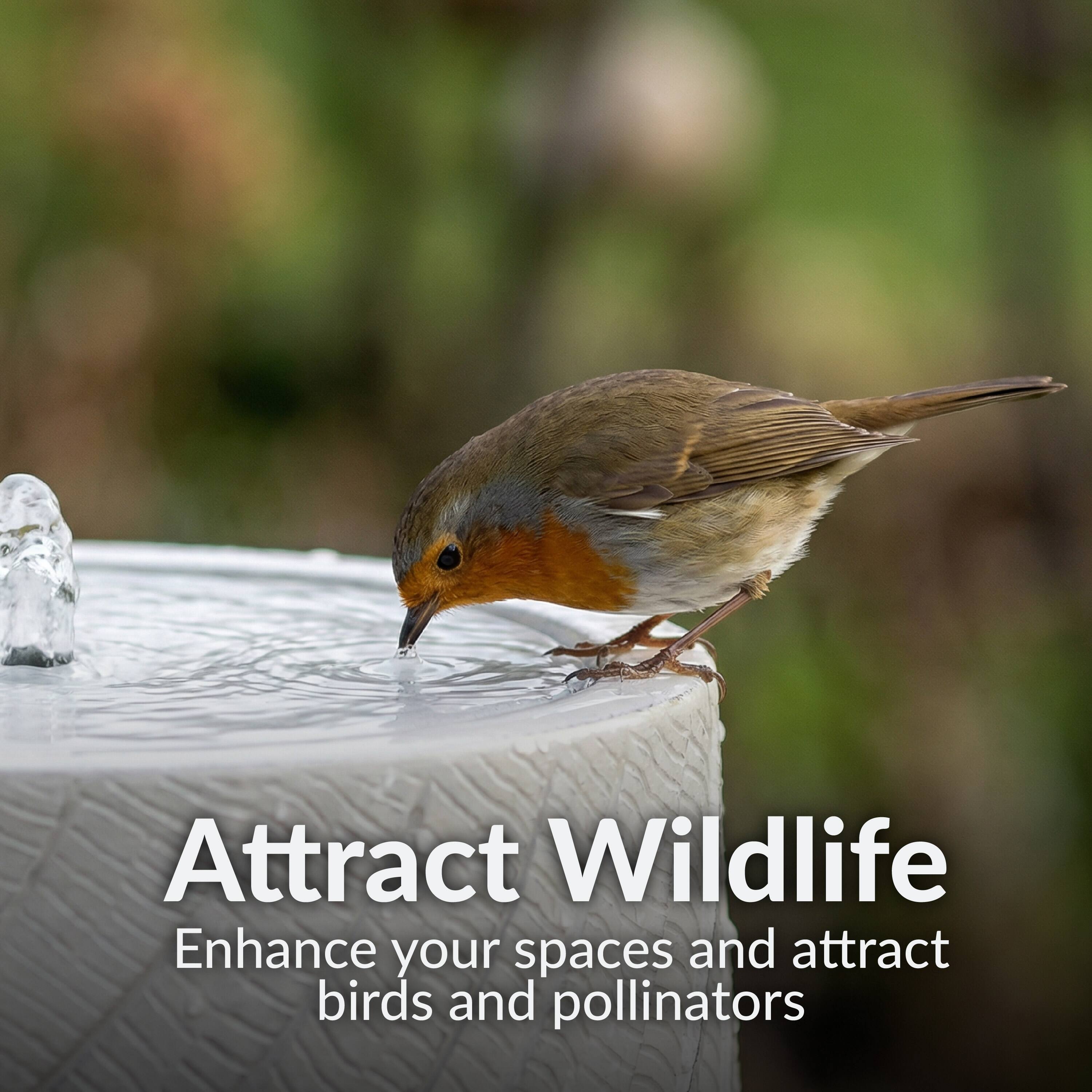 Attract Wildlife  
Enhance your spaces and attract birds and pollinators