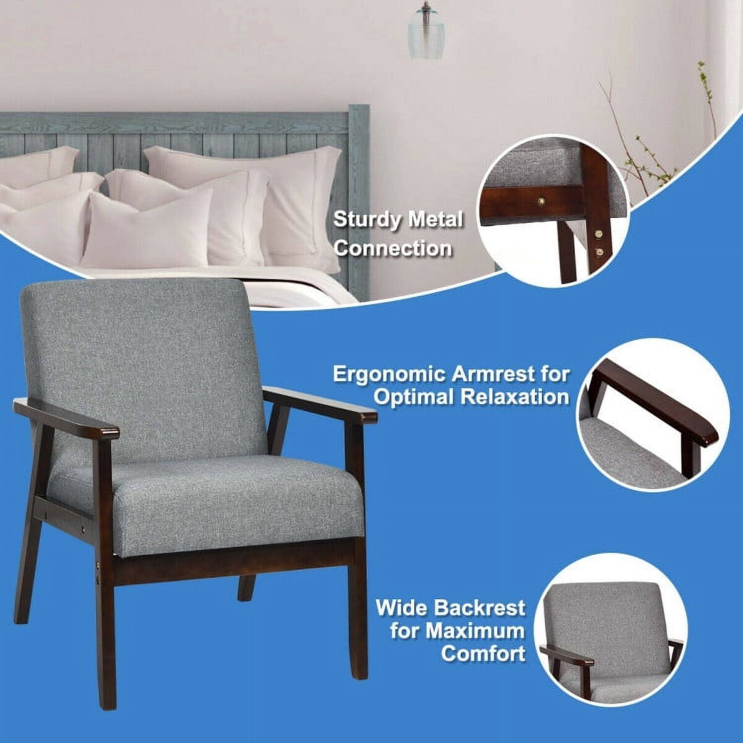 Sturdy Metal Connection  
Ergonomic Armrest for Optimal Relaxation  
Wide Backrest for Maximum Comfort