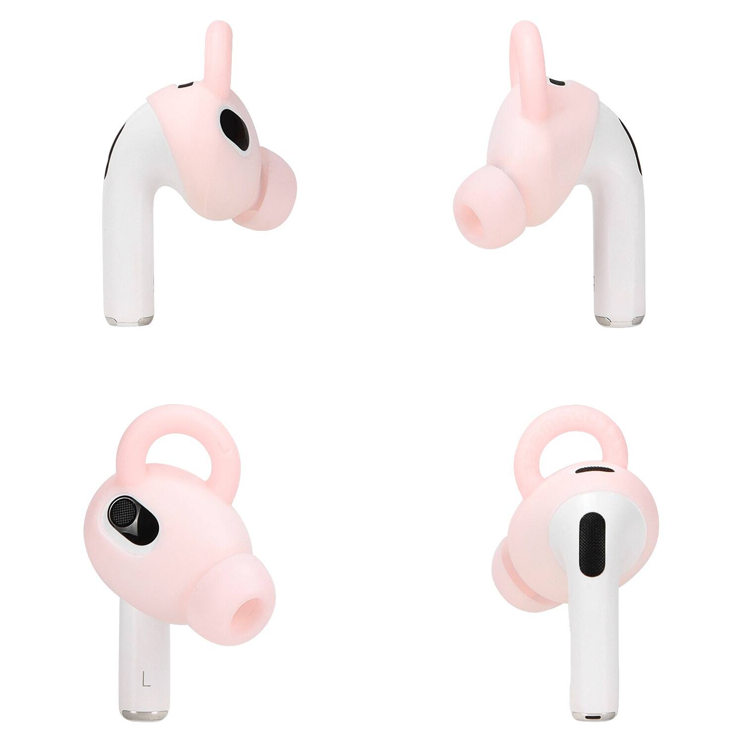 Alt View 14. SaharaCase - Silicone Accessories Kit for Apple AirPods 3 (3rd Generation) - Pink.