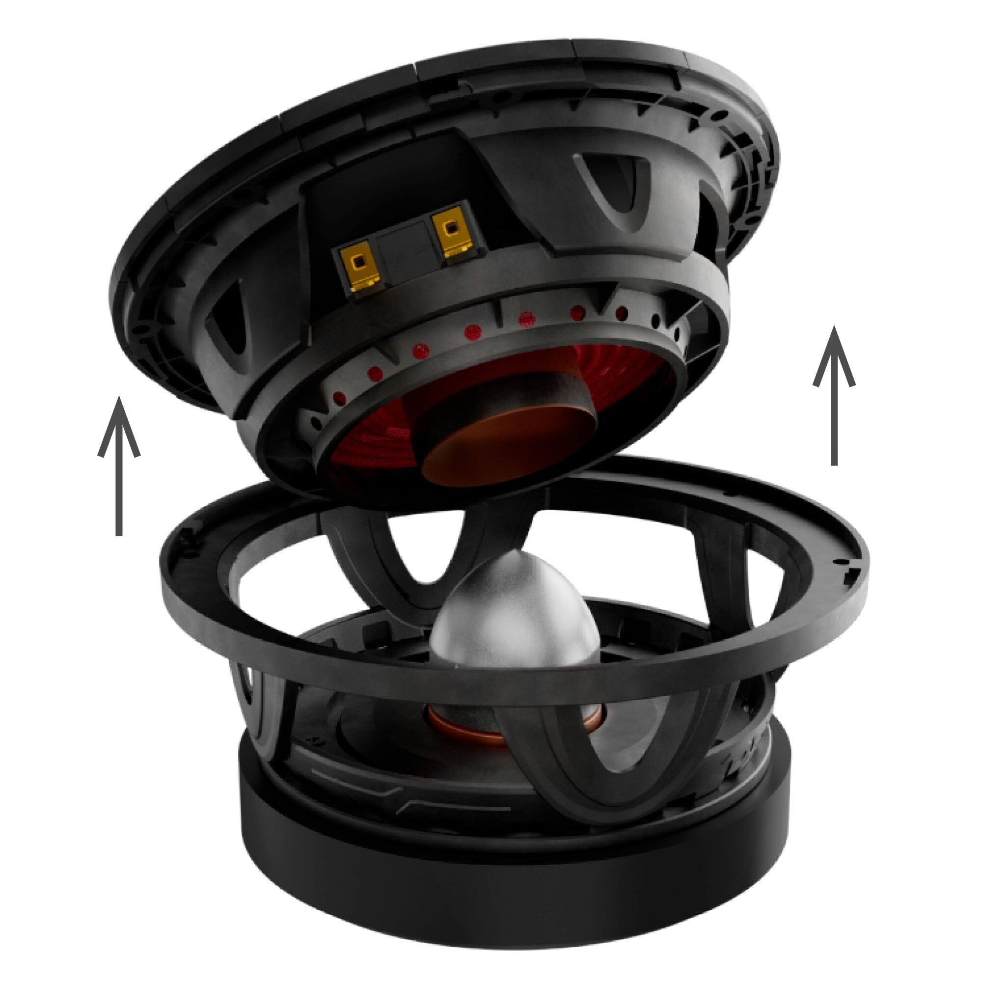 Alt View 3. DS18 Audio - PROJECT360 6.5" Loudspeaker with Bullet, 300W RMS 8-Ohm.
