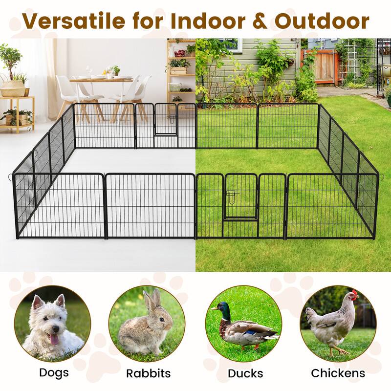 Versatile for Indoor & Outdoor

Dogs
Rabbits
Ducks
Chickens