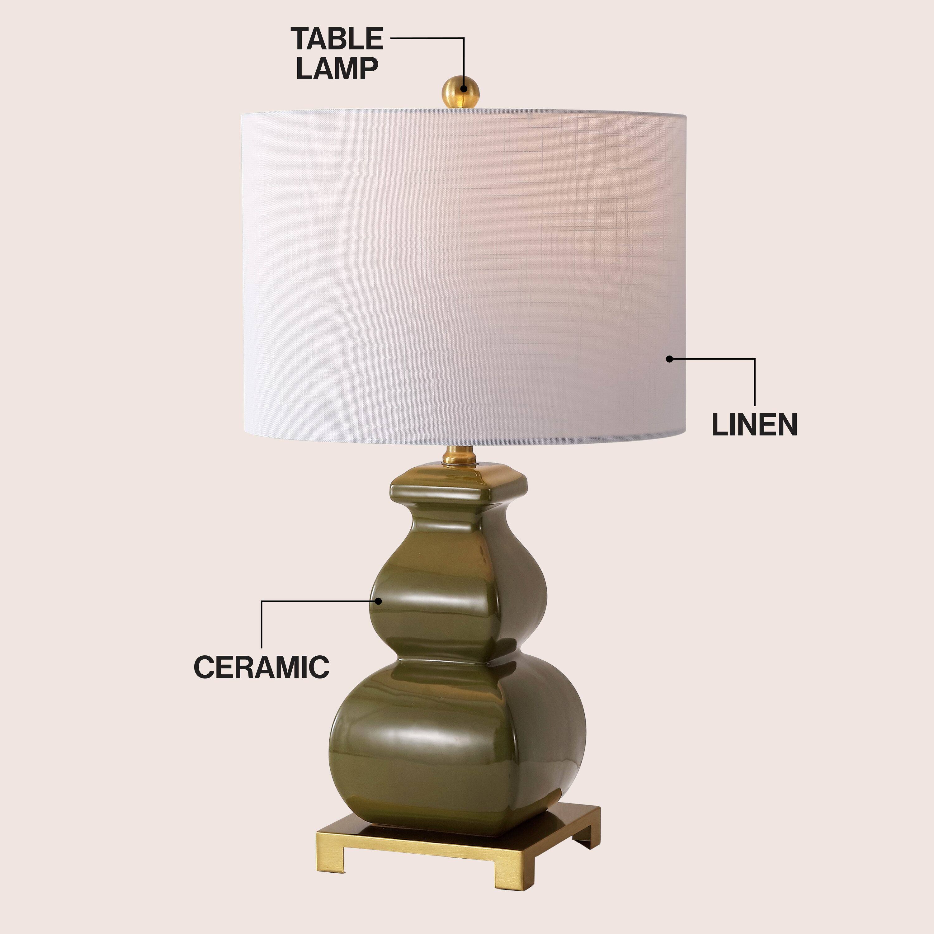 TABLE LAMP  
LINEN  
CERAMIC