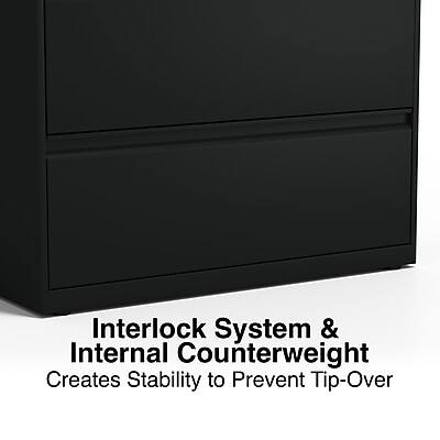 Interlock System & Internal Counterweight  
Creates Stability to Prevent Tip-Over