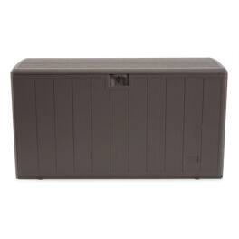 Plastic Development Group - 105 Gallon Outdoor Patio Storage Deck Box - Driftwood