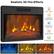 Realistic 3D Fire Effects
- 62°F - 82°F
- 3 Levels of Brightness
- No Need to Clean Up
- Keep Warm
- Energy Saving