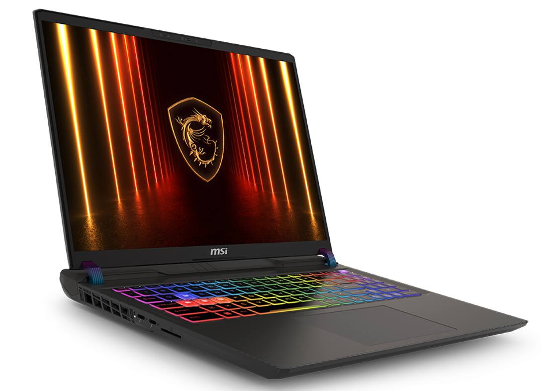 Alt View 1. MSI - MSI Vector Gaming Laptop (Ultra 9- 275HX, 32GB, 2TB PCIe SSD, 16.0 WQXGA (2560x1600), RTX 5070 Ti, Win 11 Pro) - Cosmo Gray.