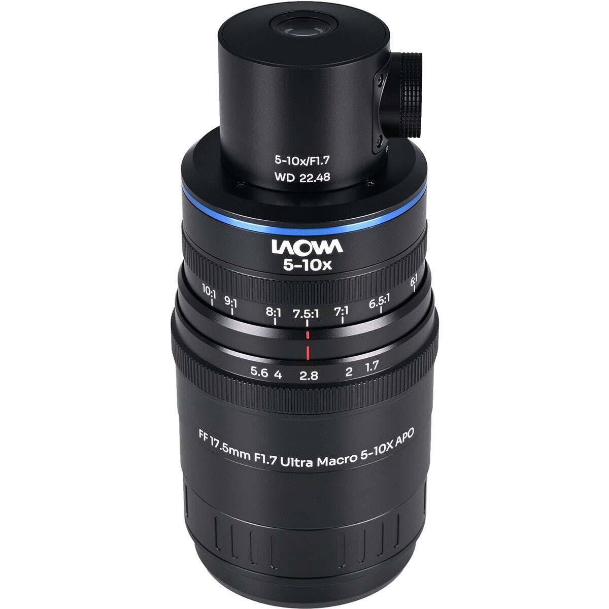 5-10x/F1.7 WD 22.48

10:1 9:1

WON 5-10x 8:1 7:1 6.5:1 7.5:1

5.6 4 2.8 2 1.7

FF 17.5mm F1.7 Ultra Macro 5-10X APO