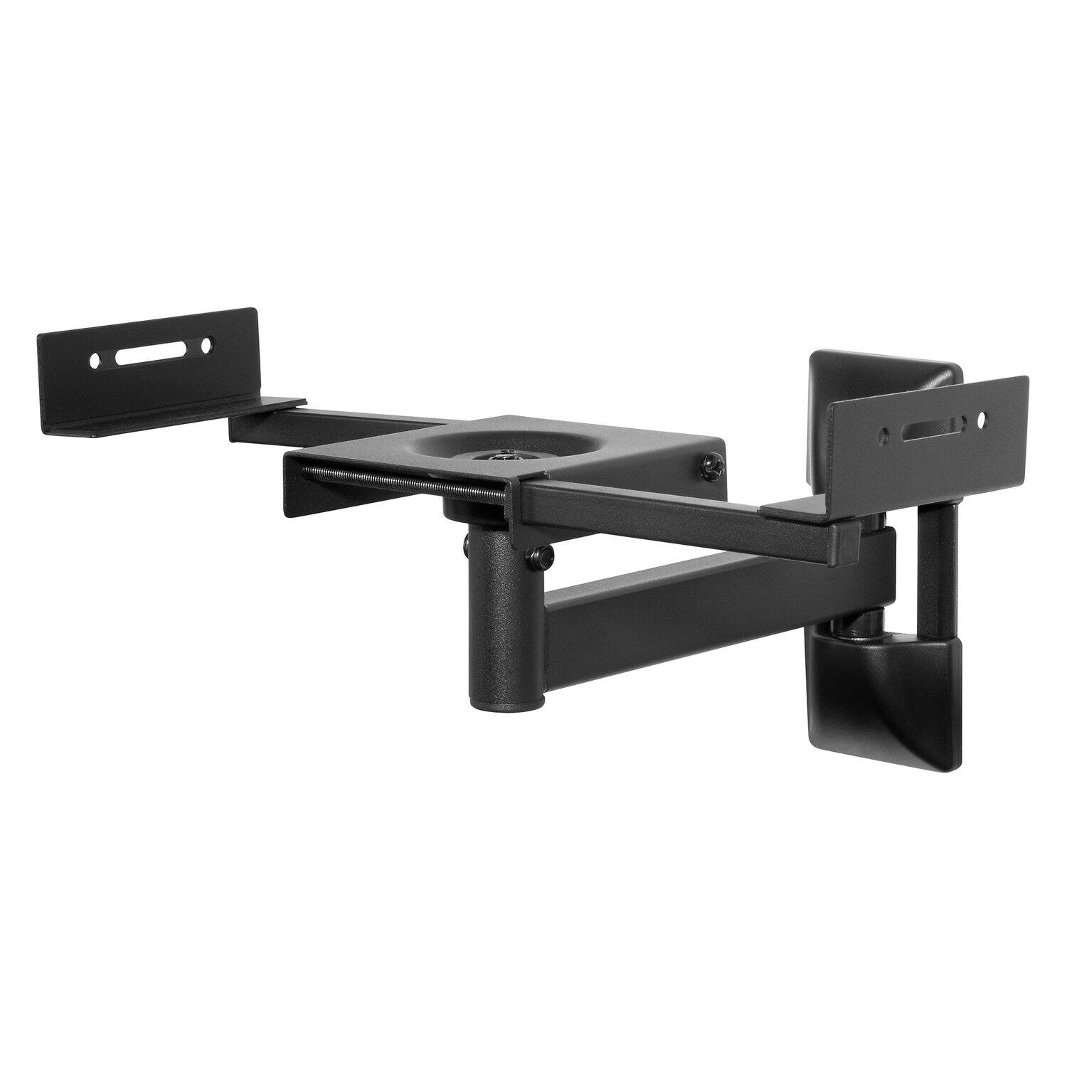 Alt View 1. Peerless-AV - Adjustable Bookshelf Speaker Wall Mount, 55 lb Capacity, Pair - Multicolor.