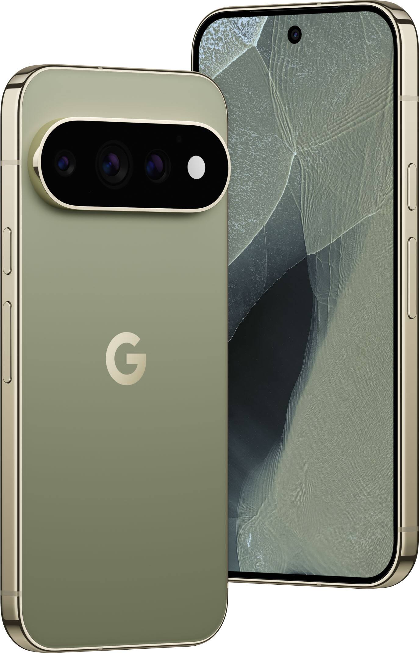 Front. Google - Pixel 11 Pro 256GB (Unlocked) - Olive.