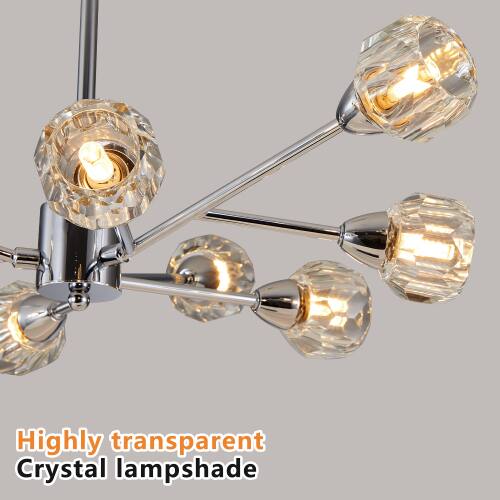 Highly transparent Crystal lampshade