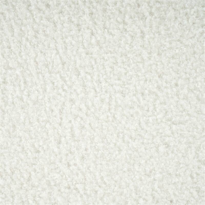 Alt View 6. HTUTWOO - Ottoman Bench with Storage - Boucle Surface, Rubber Wood Legs, 300 lbs Capacity, MDF/Pine/Plywood Construction - White.