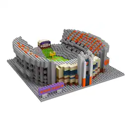 Forever Collectibles - Clemson Tigers NCAA BRXLZ Mini Stadium 1506-Piece Building Block Set - Gray
