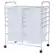 Front. Gymax - Gymax Office Rolling Cart 12 Storage Drawer Studio Organizer Bins Scrapbook Paper Macaron - Clear.