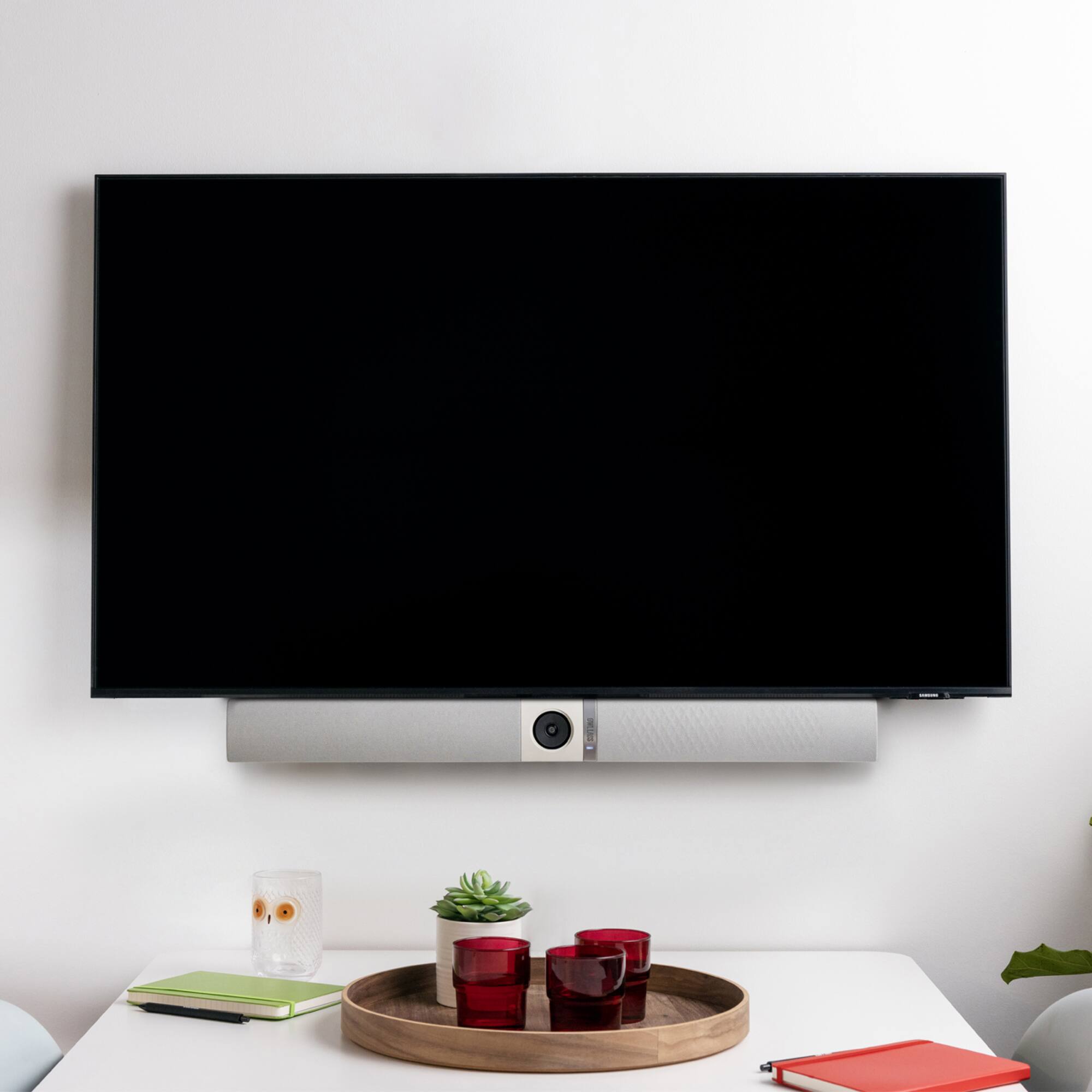 Left. Owl Labs - Owl Bar (Gray) - White.