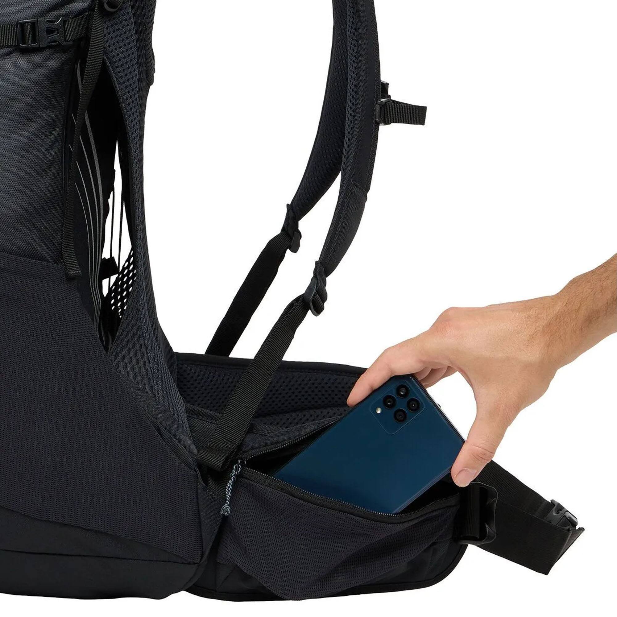 Alt View 3. VAUDE - Vaude Brenta 36+6 Hiking Backpack - Black - Black.