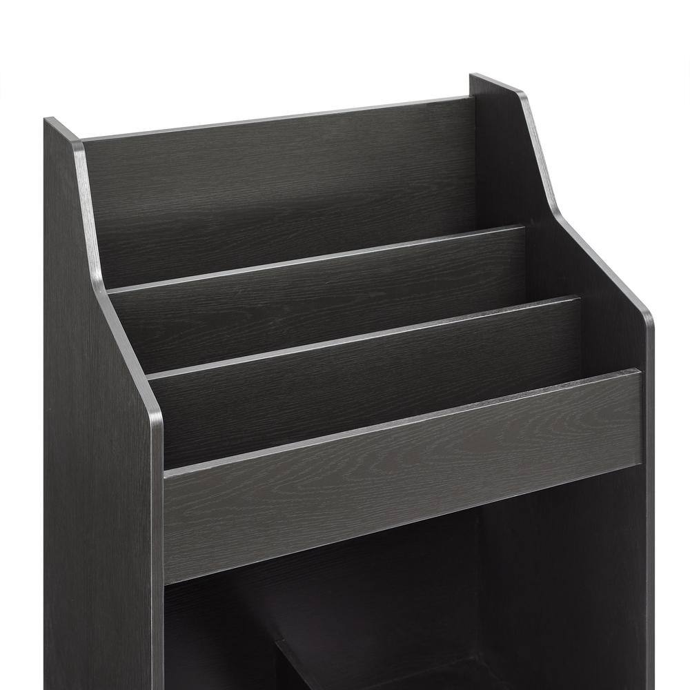 Alt View 1. Crosley Furniture - Liam Vinyl Record Storage Stand - Black.