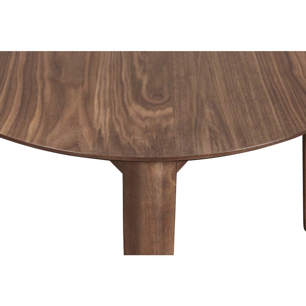 Alt View 2. New Classic Furniture - Oscar 3-Piece Wood Corner Table Set in Walnut/Dark Gray - Walnut/Dark Gray.