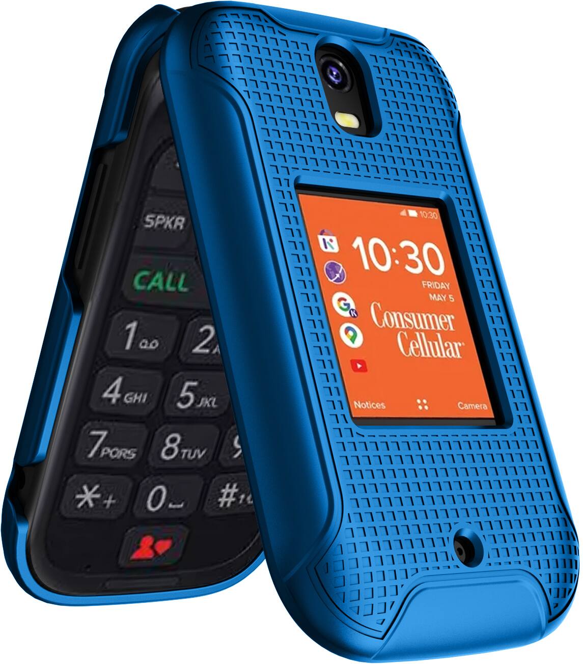 SPKR CALL 1 2 4GHI 5JKL 7PQRS 8TUV *+ 0 #

10:30 10:30 FRIDAY MAY 5 Consumer Cellular Notices Camera