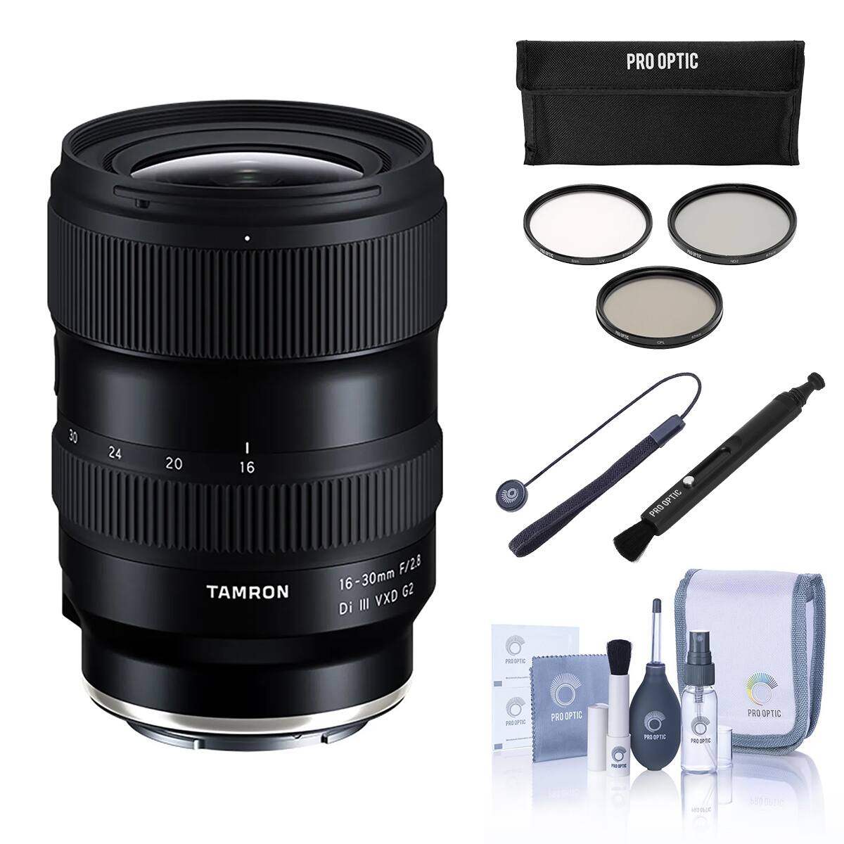 PRO OPTIC  
30  
24  
I 20 16  
TAMRON  
16-30mm F/2.8 VXD G2 Di III  
PRO OPTIC  
PRO OPTIC  
PRO OPTIC  
PRO OPTIC  
PRO PTIC  
PROUPIC  
abct  
10  
580 06/10
